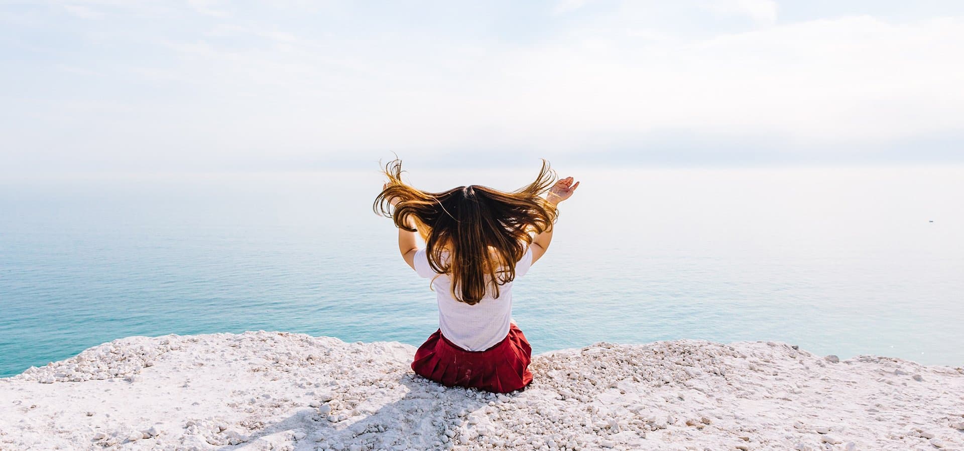 A calm ocean view – a moment of peace and reflection